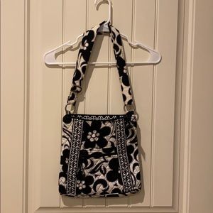 Vera Bradley adjustable strap hipster bag.